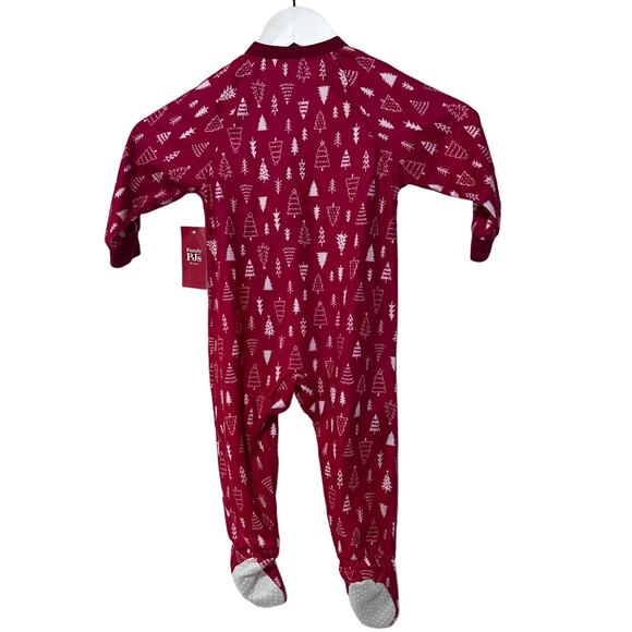 Christmas Family Pjs Infant 18 Months Matching Baby Xmas Trees-Print One Piece - Picture 2 of 6